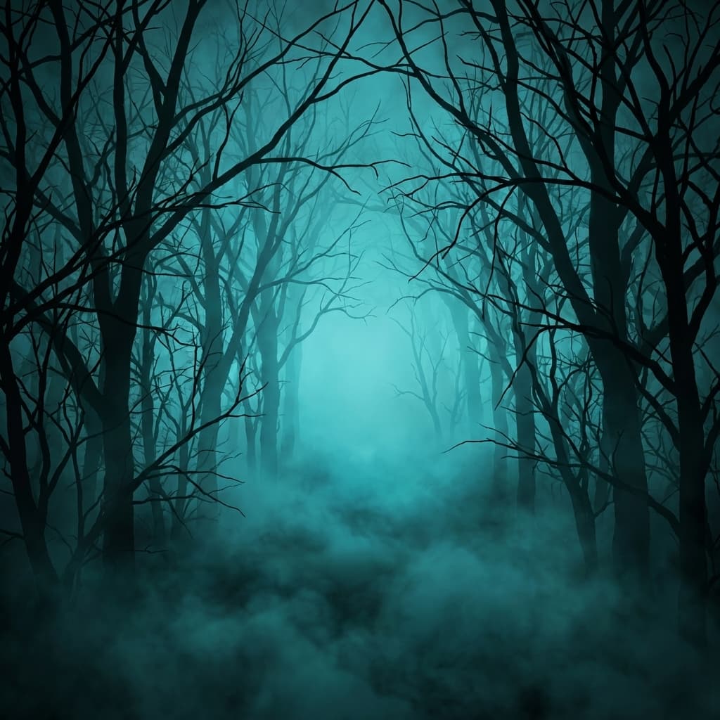 Misty Horror Woods